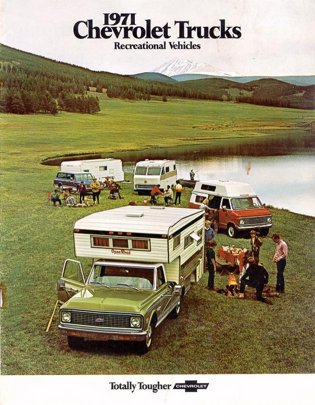 1971 Chevrolet Recreation Vehicles Brochure